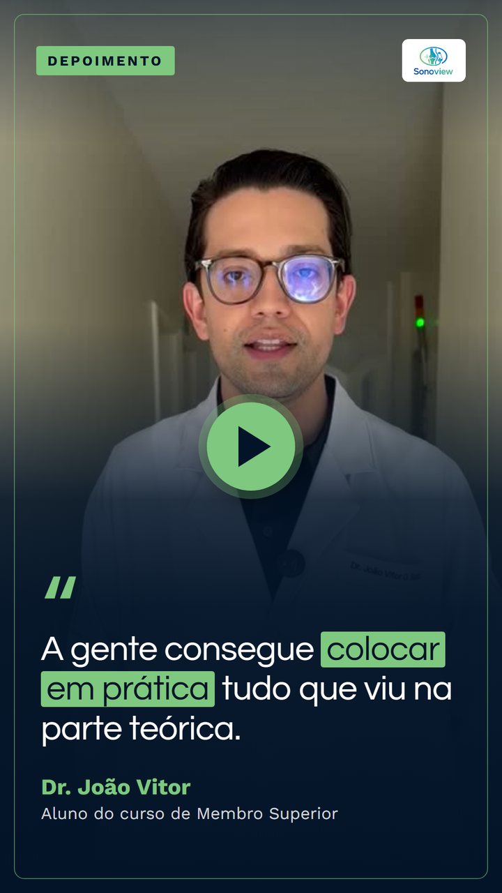 Dr. João Vitor: a gente consegue colocar em prática tudo que viu na parte teórica