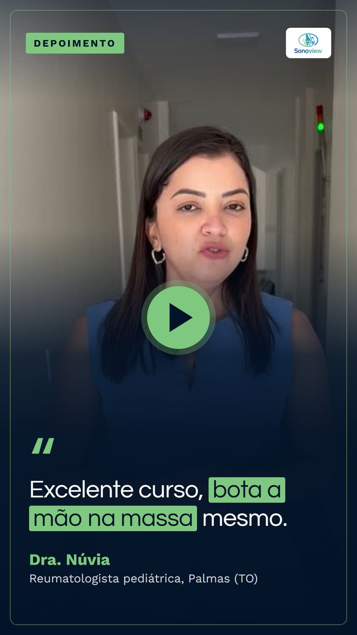 Dra. Núvia: excelente curso, bota a mão na massa mesmo